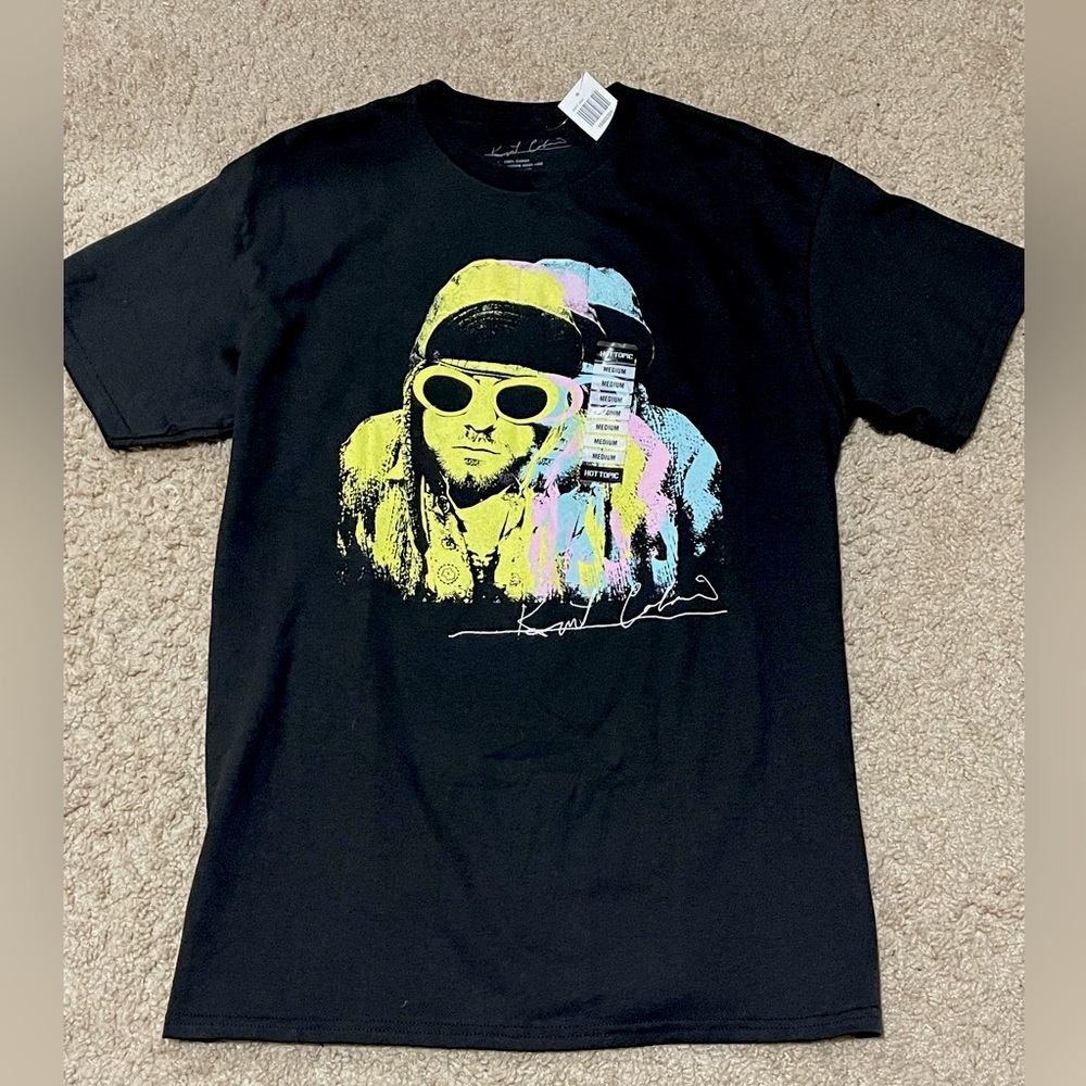 Kurt Cobain Nirvana band tee , NWT